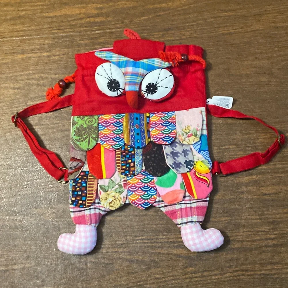 Mini back pack. Cutie Bag- Owl. New with tag. No brand.